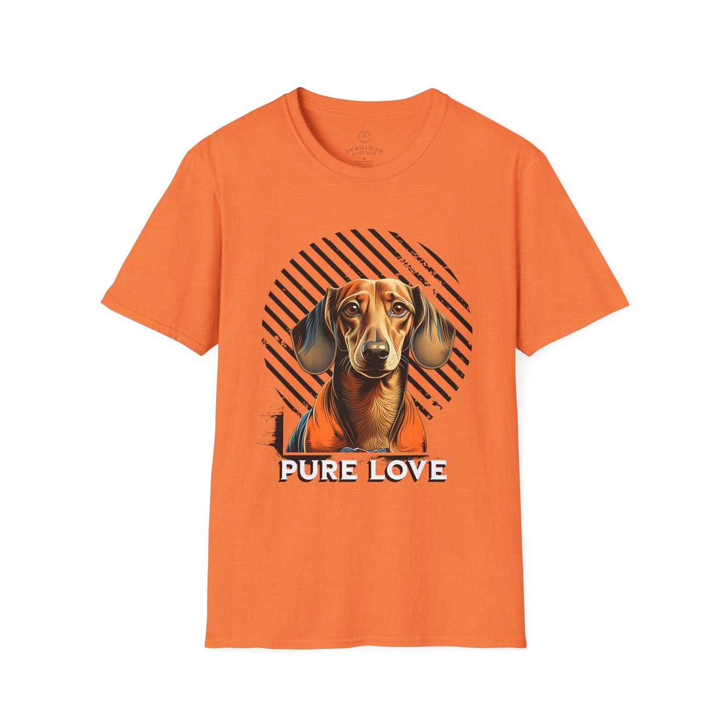 Pure Love Dachshund Unisex Softstyle T-Shirt - Perfect for Dog Lovers