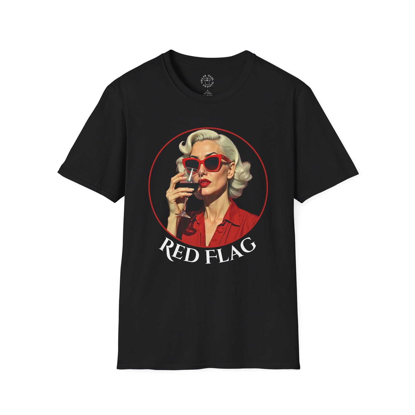 Vintage Red Flag T-Shirt for Fun-Loving Souls.twisted