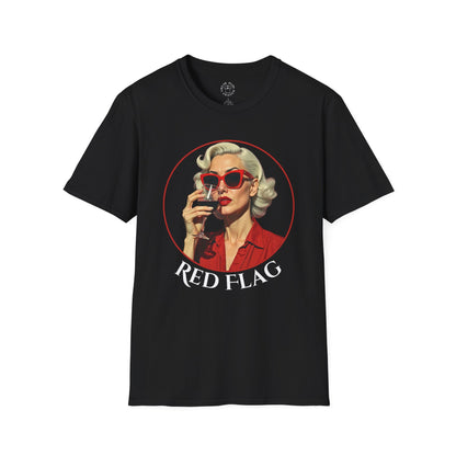 Vintage Red Flag T-Shirt for Fun-Loving Souls.twisted