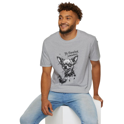 Chihuahua 'It's Five O'Clock Somewhere' T-Shirt