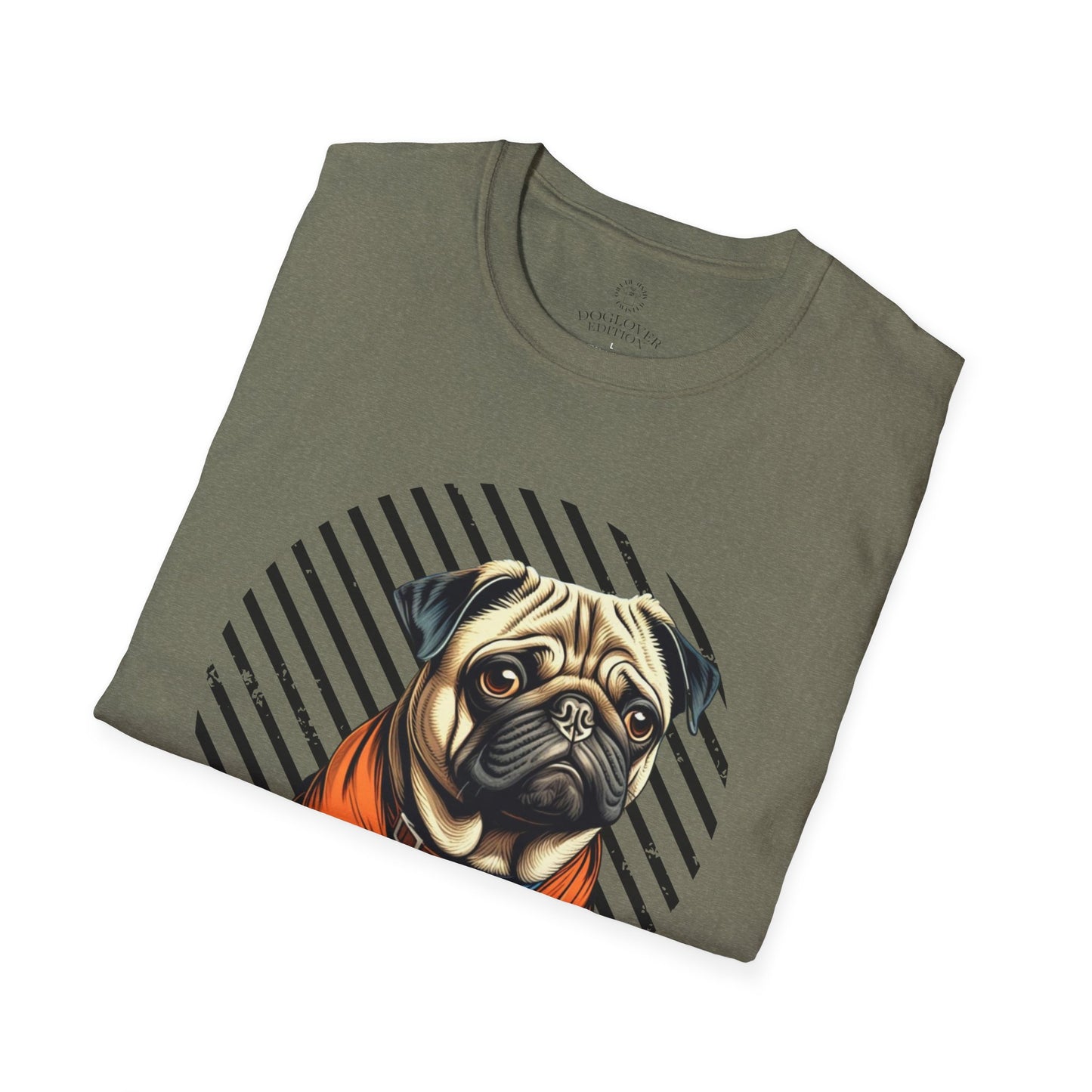 Pure Love Pug Unisex Softstyle T-Shirt