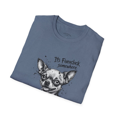 Chihuahua 'It's Five O'Clock Somewhere' T-Shirt