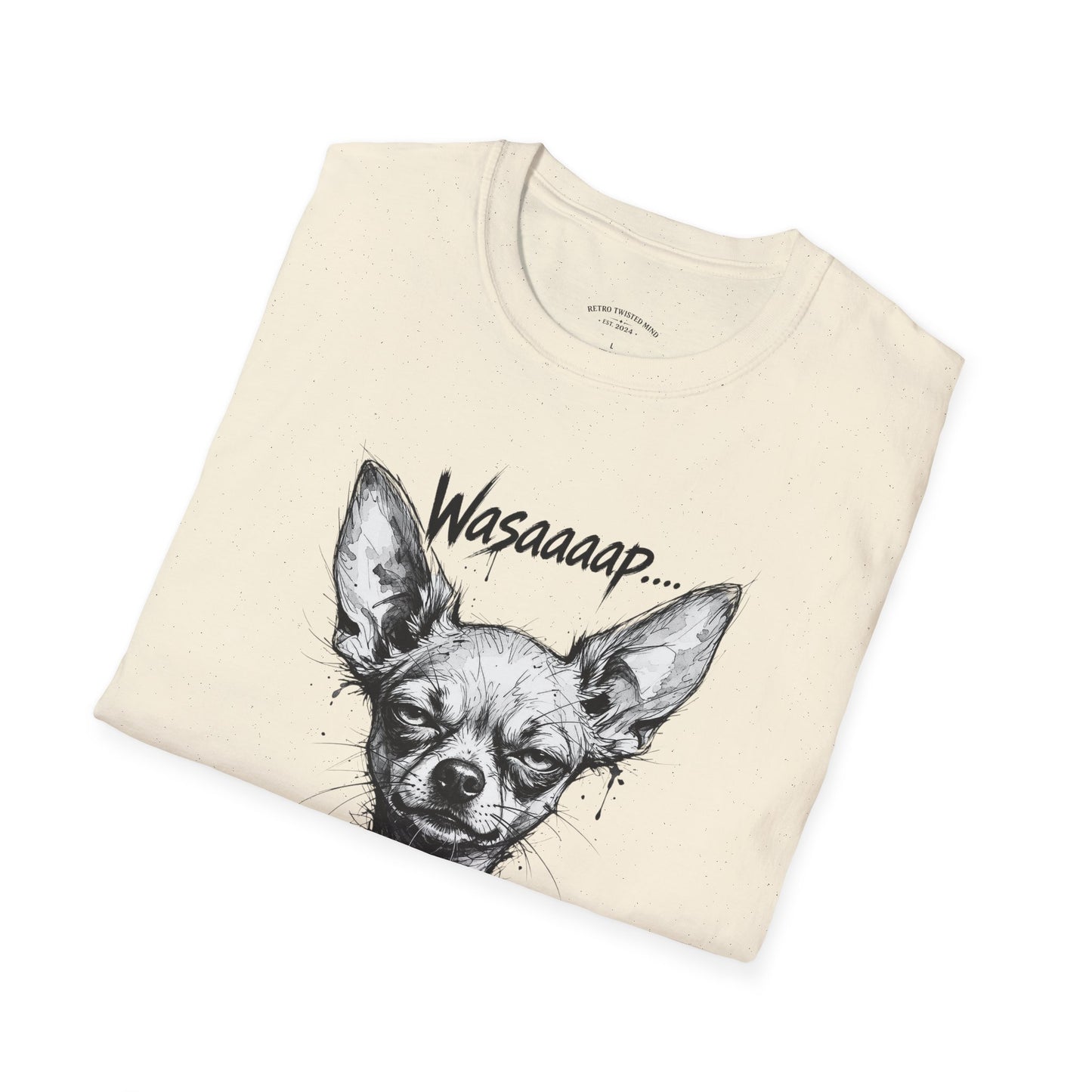 Chihuahua 'Wasaaaap' Graphic T-Shirt — Funny Dog Tee for Pet Lovers