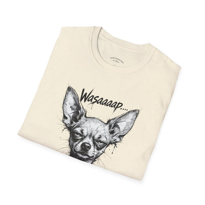 Chihuahua 'Wasaaaap' Graphic T-Shirt — Funny Dog Tee for Pet Lovers