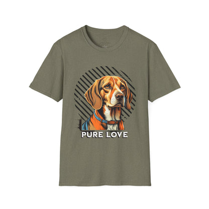 Pure Love Beagle Unisex Softstyle T-Shirt