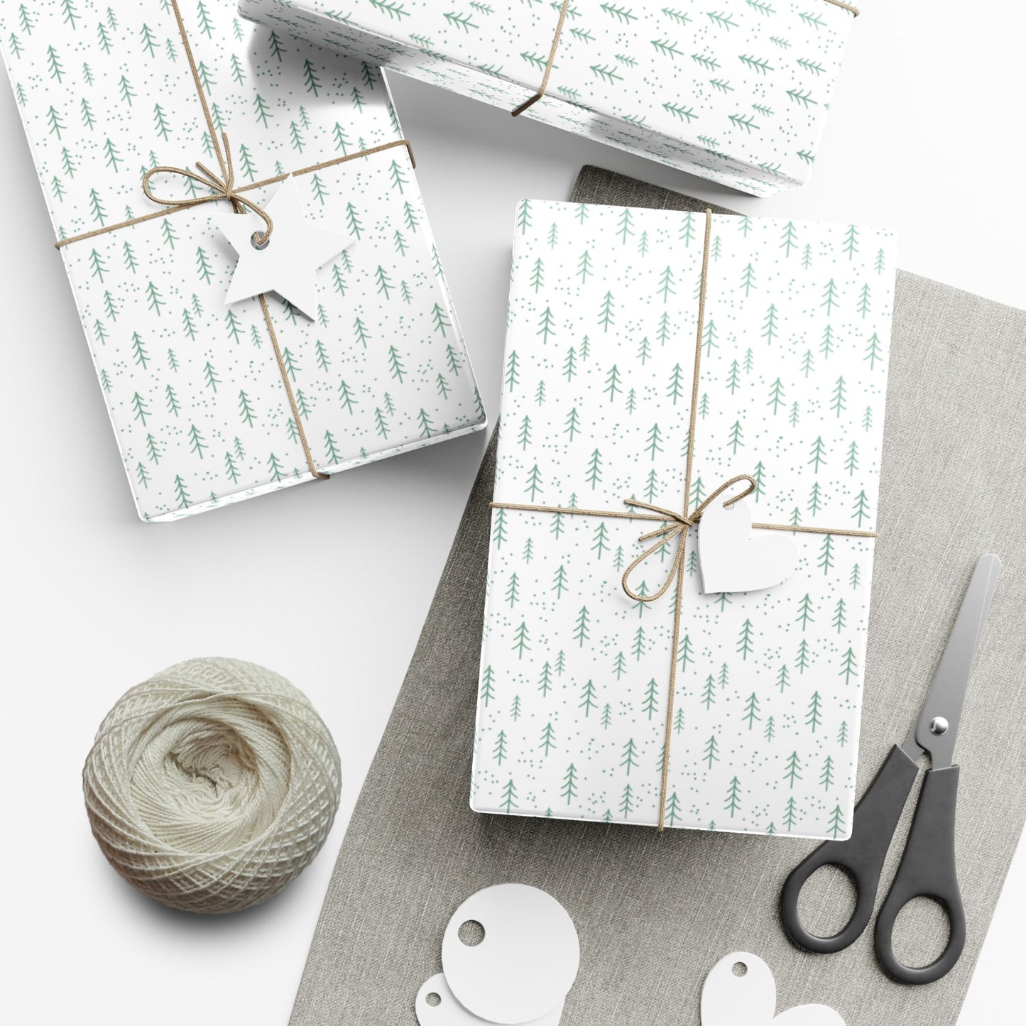 Gingerbread Men Gift Wrap Paper — Holiday Wrapping Sheets for Christmas & Winter Celebrations