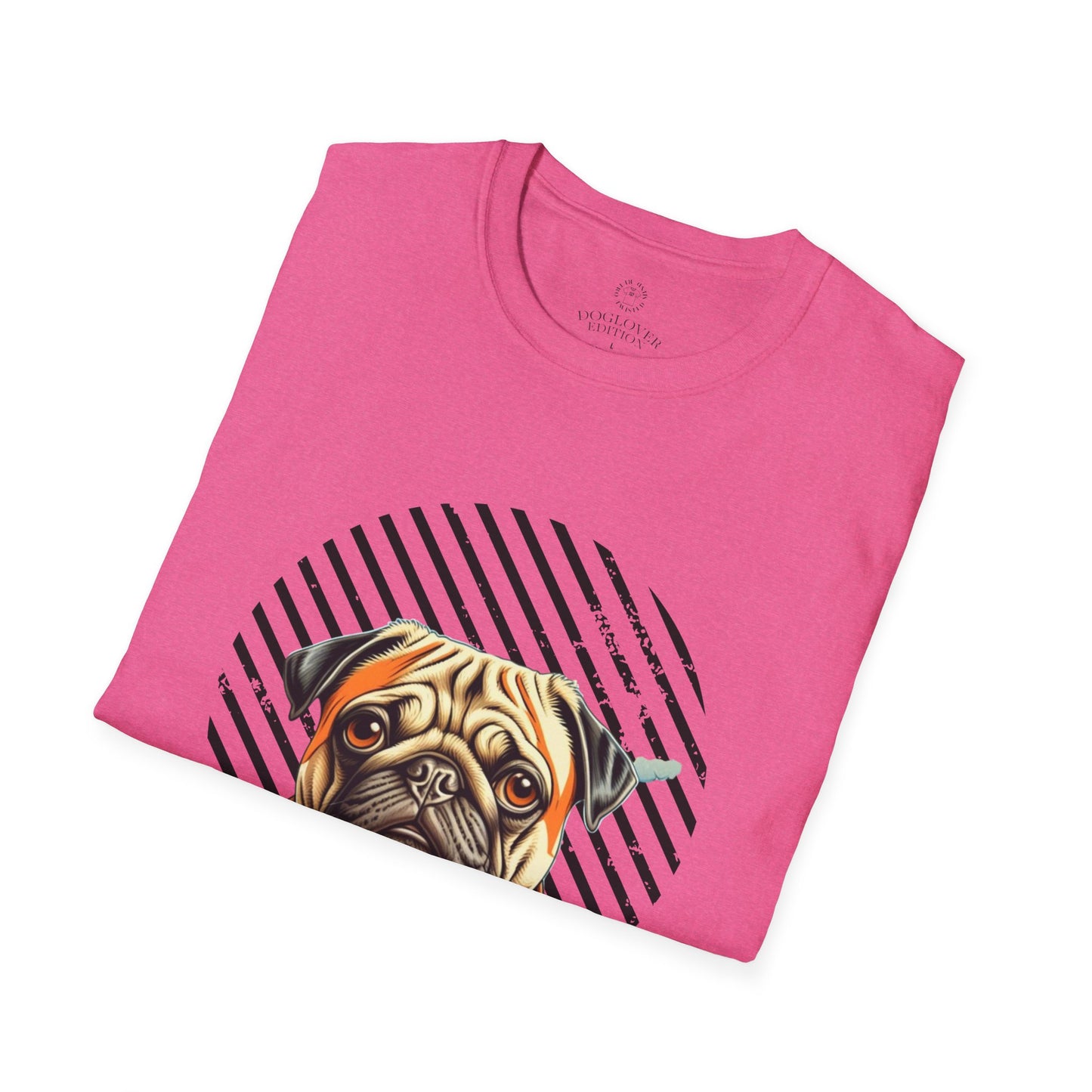 Pure Love Pug T-Shirt - Unisex Softstyle Tee