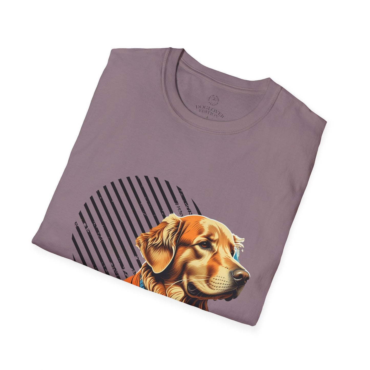 Pure Love Golden Retriever T-Shirt – Unisex Softstyle Tee for Dog Lovers