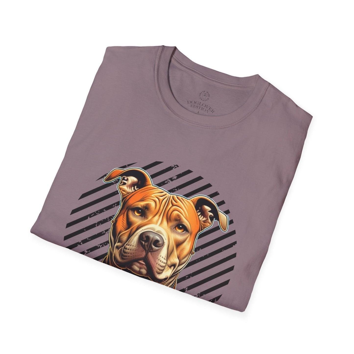 Unisex Softstyle T-Shirt - Pure Love Pitbull Graphic Tee
