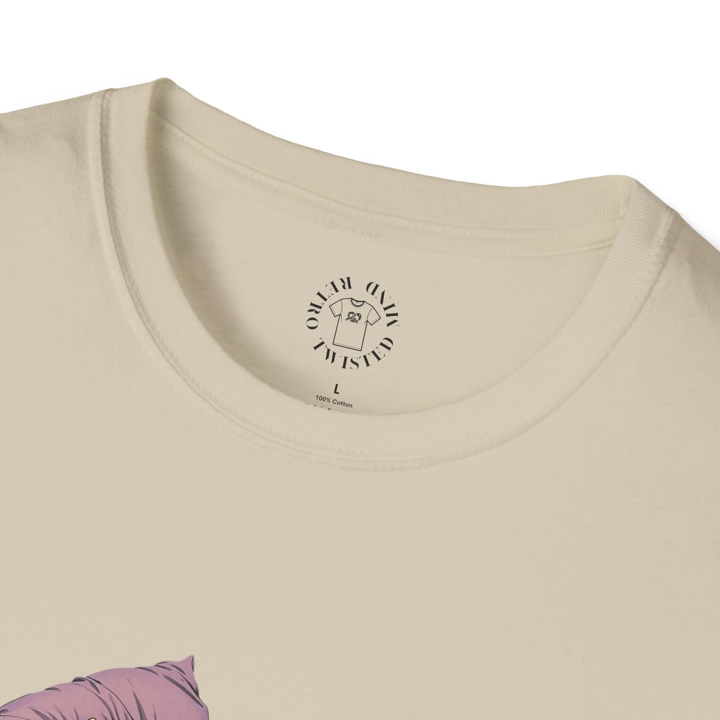 Follow your dream,Go Back to Bed Unisex Softstyle T-Shirt - Sleepy Vibe Tee,