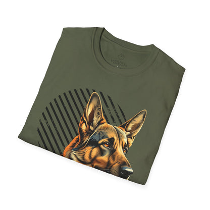German Shepherd Pure Love Unisex Softstyle T-Shirt .dog