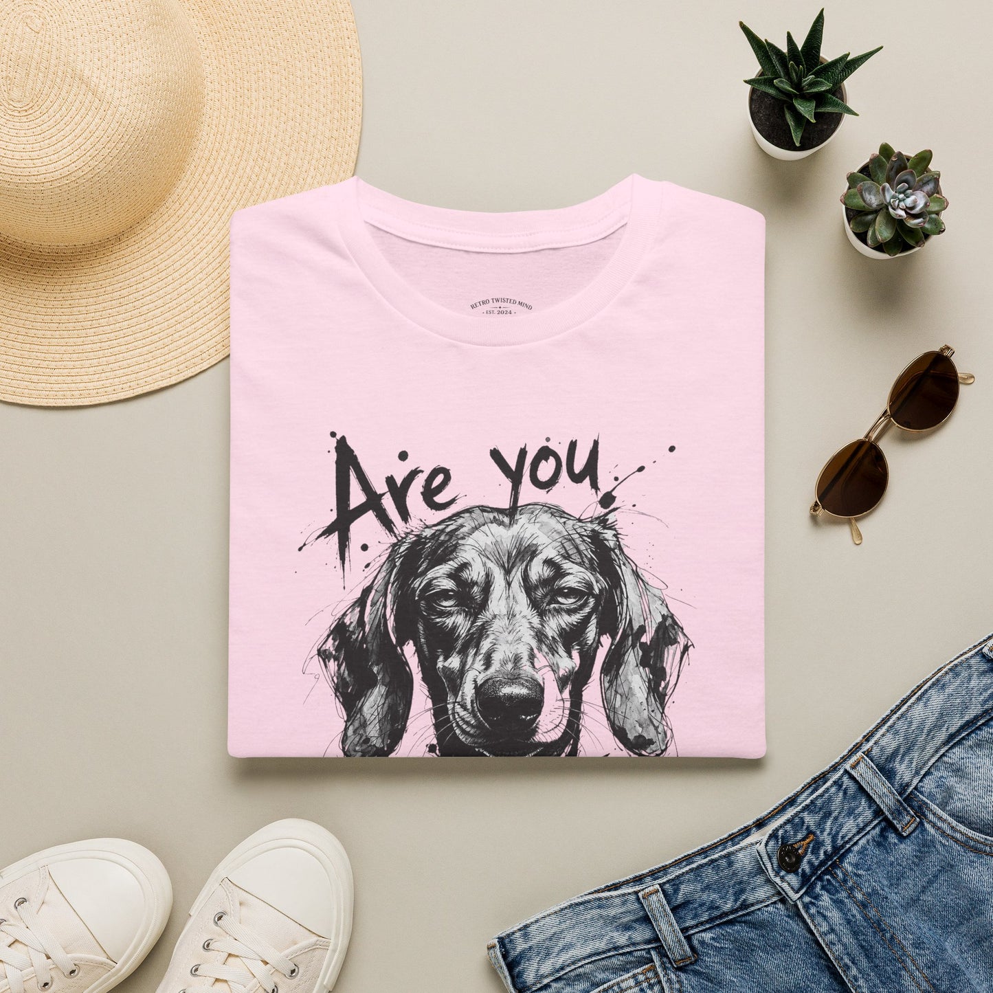 Are You Serious? Dachshund Graphic T-Shirt