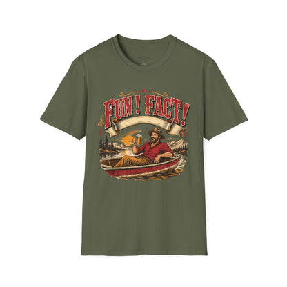 Fun! Fact! T-Shirt — Vintage Beer Drinker Graphic Tee