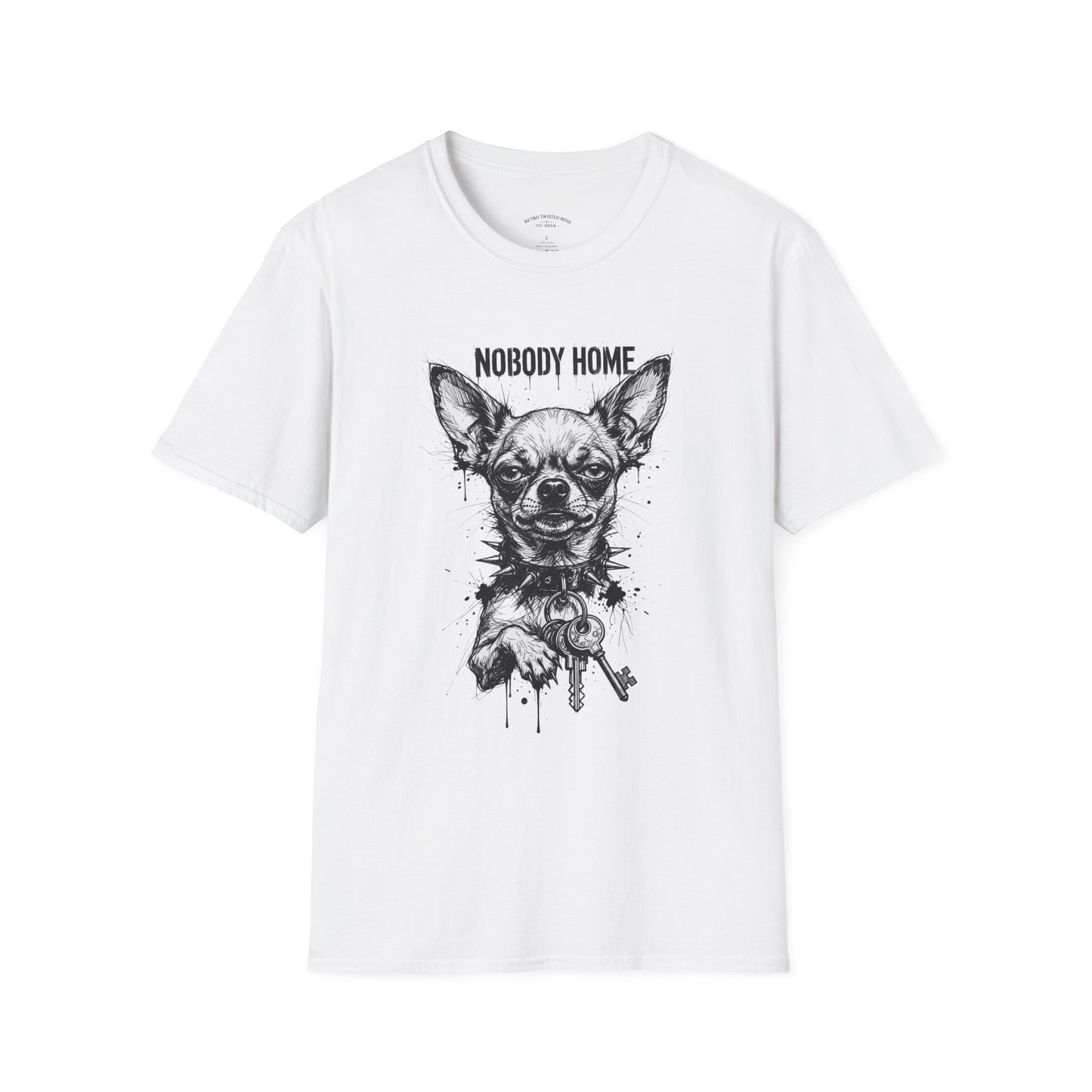 Chihuahua 'Nobody Home' Graphic T-Shirt