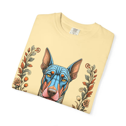 Unisex Pure Love Dog T-shirt - Vibrant Floral Design for Dog Lovers