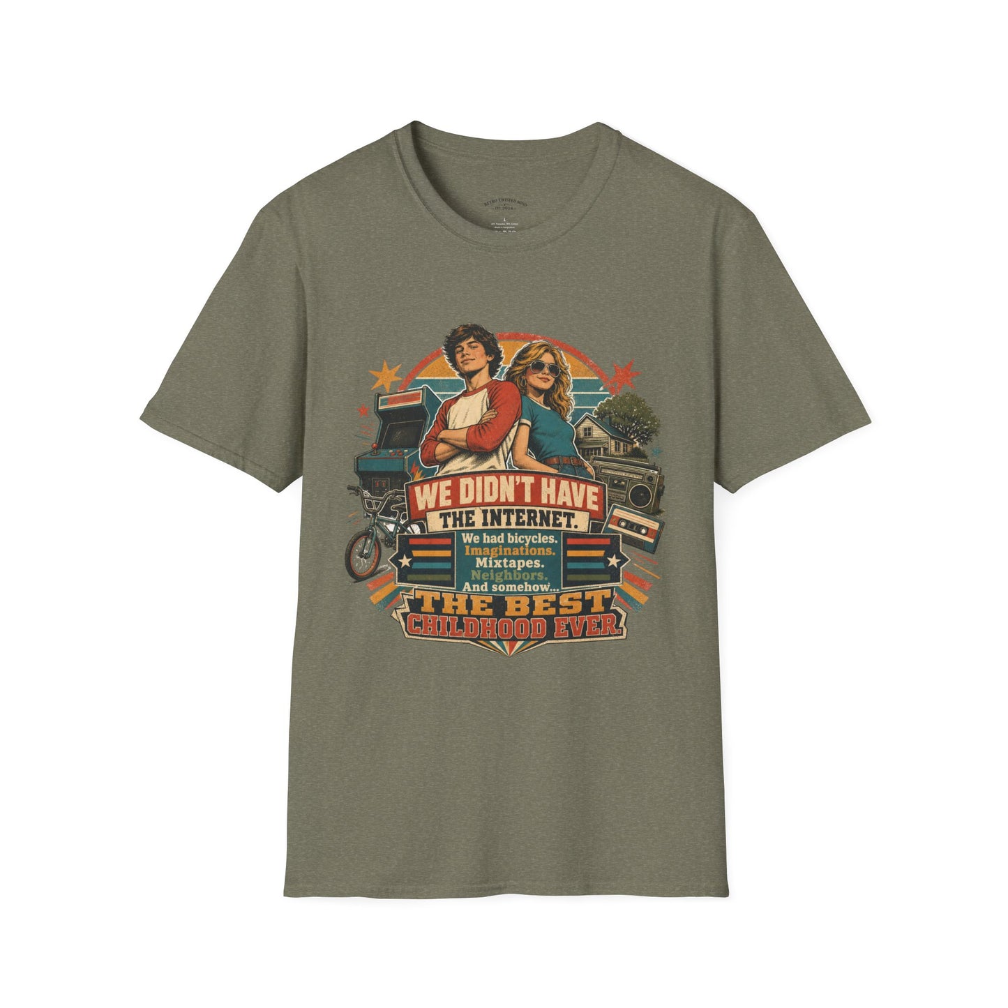Retro Stranger Things 'We Didn't Have The Internet' T-Shirt