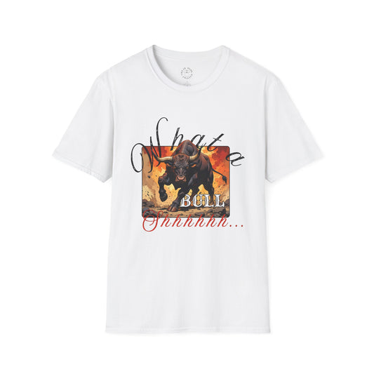 Unisex Bull Graphic T-Shirt - Fierce & Fun Fashion for Animal Lovers,bull