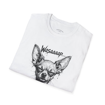 Chihuahua 'Wasaaaap' Graphic T-Shirt — Funny Dog Tee for Pet Lovers