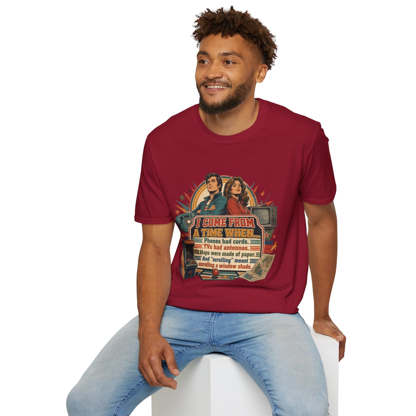 Vintage Road Trip T-Shirt — "I Come From A Time When" Retro Couple Graphic