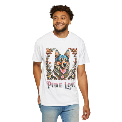 Pure Love Unisex T-Shirt - Dog Graphic Tee for Animal Lovers
