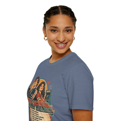 T-Shirt — Retro 'Old School' Arcade Couple Vintage Gamer Tee