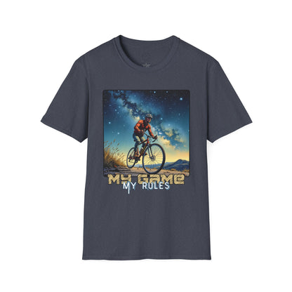 Cycling Adventure Unisex Softstyle T-Shirt - My Game My Rules, cycling ,sport