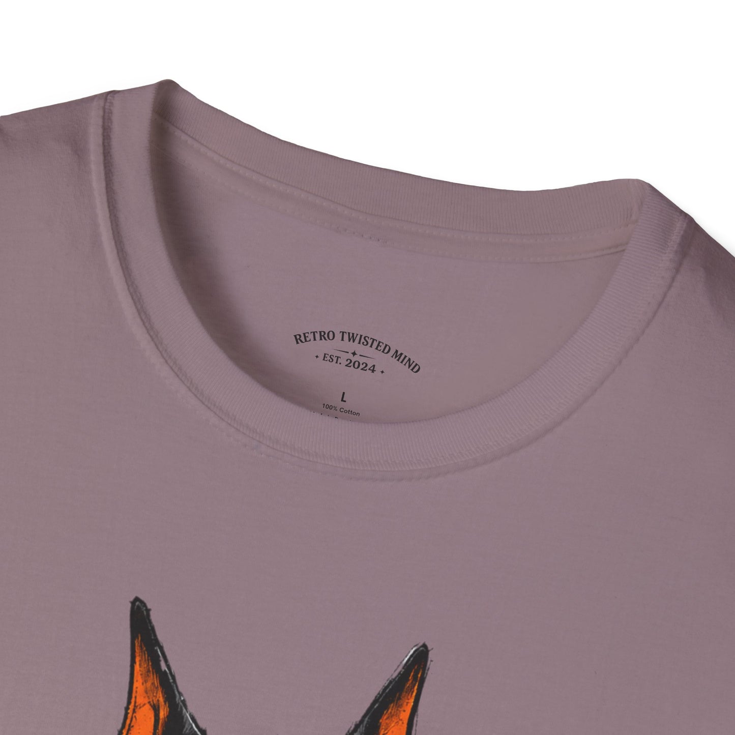 Doberman Graffiti T-Shirt — "You Sure?" Street Art Dog Tee