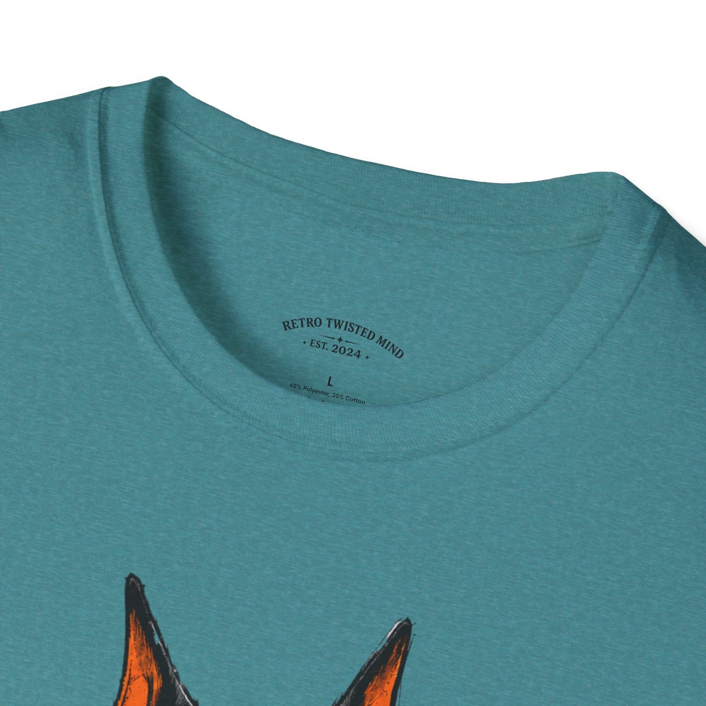 Doberman Graffiti T-Shirt — "You Sure?" Street Art Dog Tee