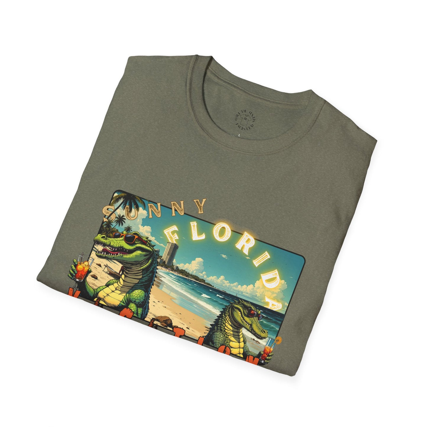 Sunny Florida Vacation T-Shirt - Unisex Softstyle Tee for Travel Lovers