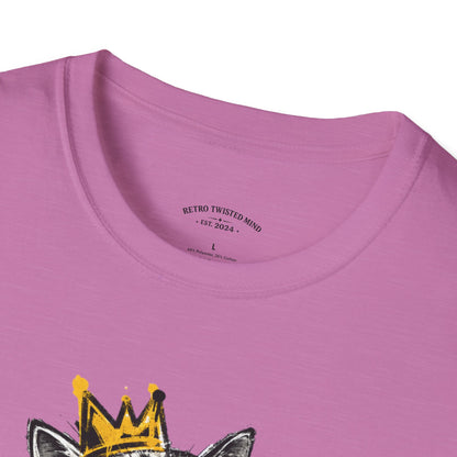 Cat Graphic Tee — "Cats Don't Have Owners They Have Staff"