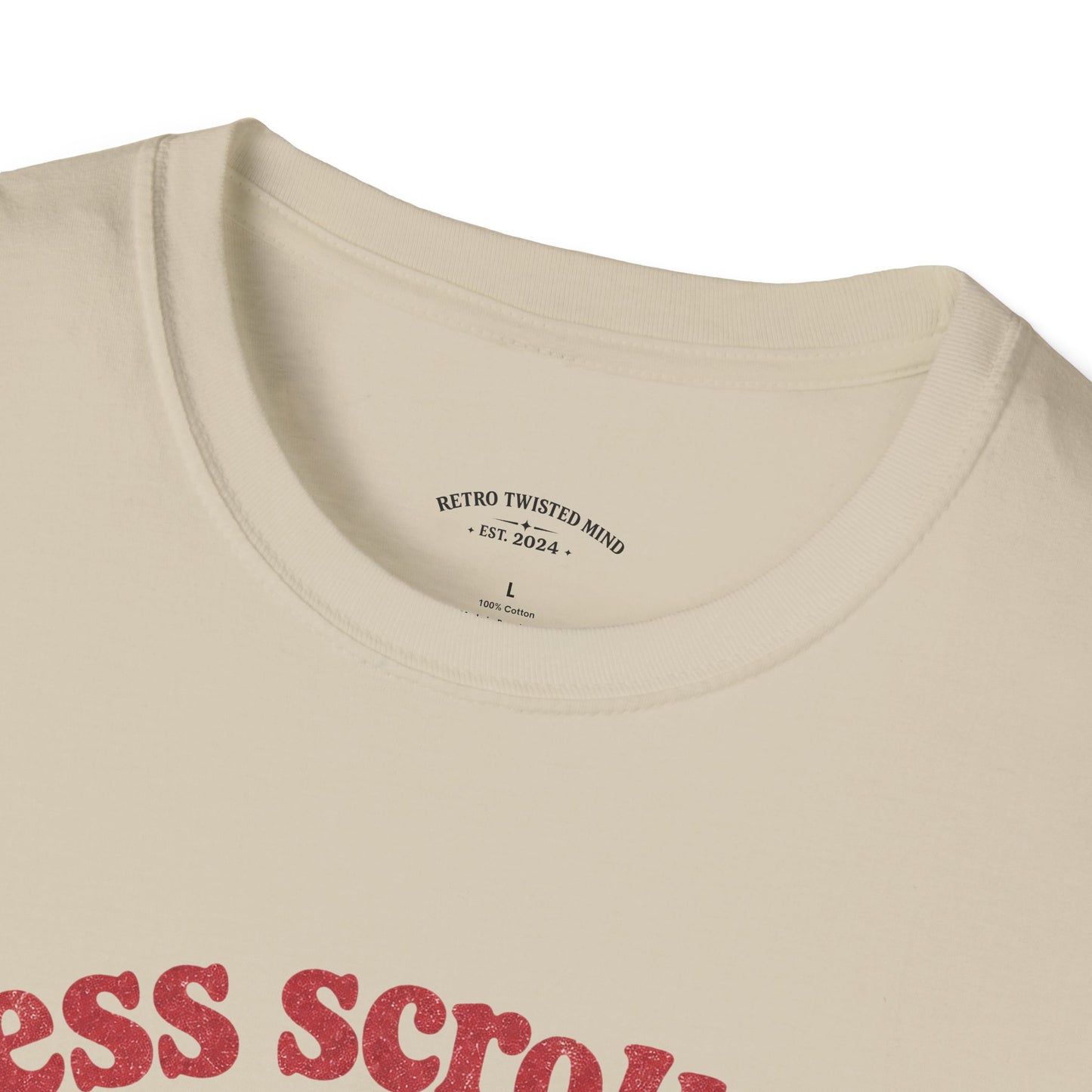 Less Scrolling More Strolling T-Shirt — Retro Dog Walk Graphic Tee