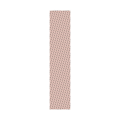 Tea Cup Pattern Gift Wrap Paper — Pink Hot Cocoa & Candy Cane Holiday Wrapping Paper