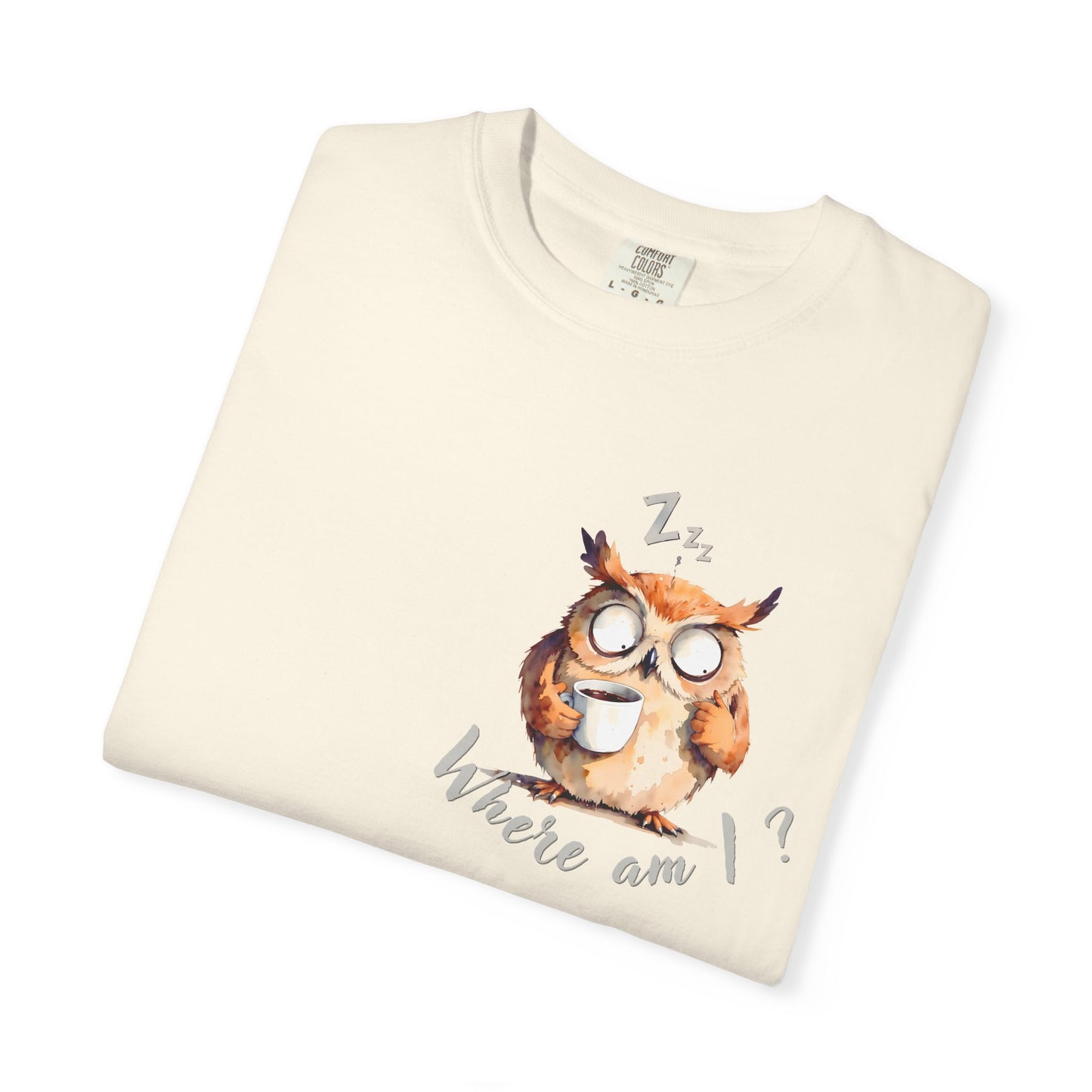 Where Am I? Owl Graphic T-Shirt
