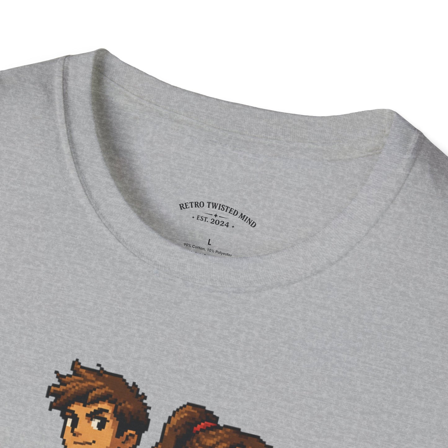 T-Shirt — Retro Pixel 'Real Gamers Don't Need 4K' Graphic Tee