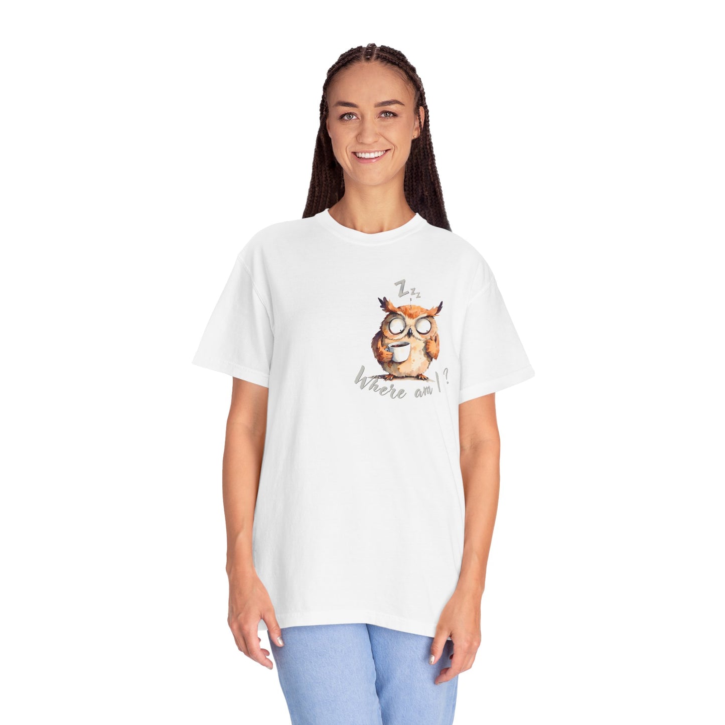 Where Am I? Owl Graphic T-Shirt