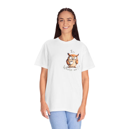 Where Am I? Owl Graphic T-Shirt