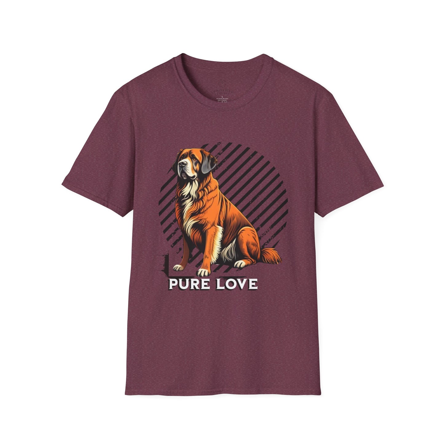 Pure Love Dog T-Shirt - Unisex Softstyle Pet Lover Tee