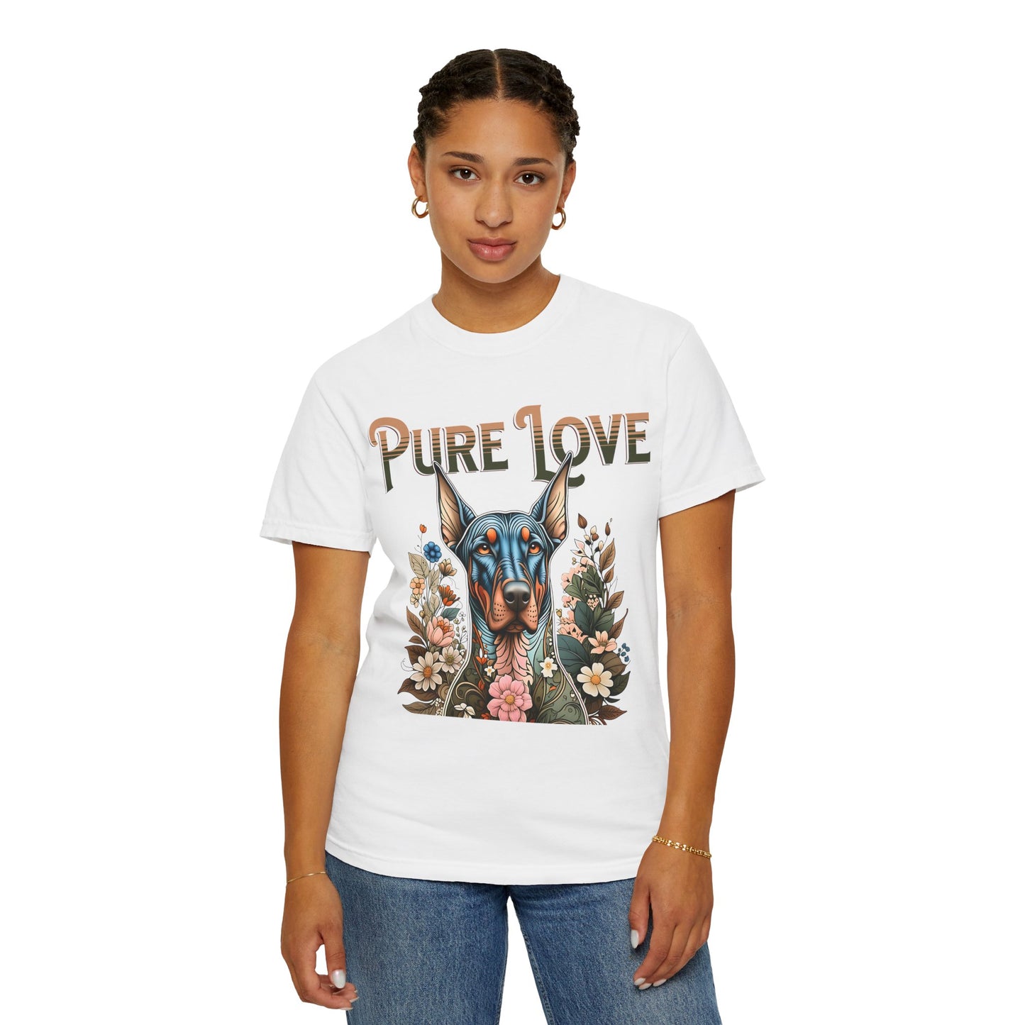 Pure Love Dog Art Unisex T-Shirt - Perfect Gift for Animal Lovers