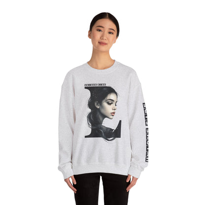 Letter L, Stylish Artistic Sweatshirt, Trendy Crewneck, Graphic Sweater, Cozy Unisex Top, Unique Gift for Art Lovers, Everyday Comfort