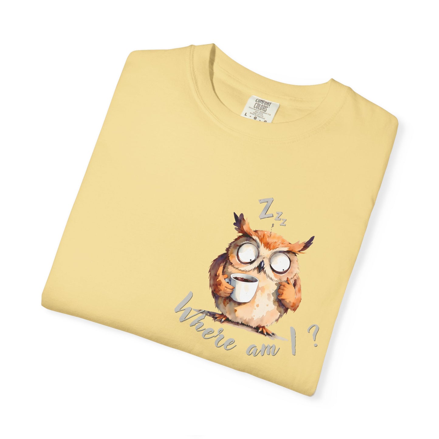 Where Am I? Owl Graphic T-Shirt