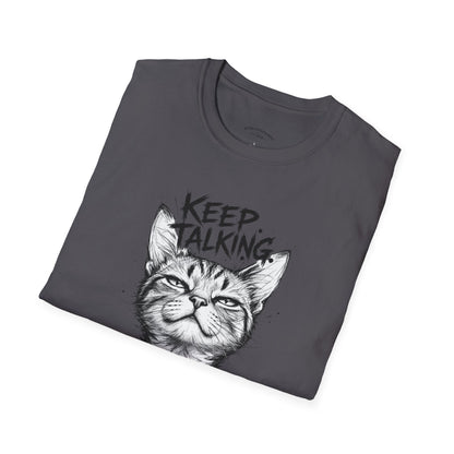 Keep Talking I'm Taking Notes Cat T‑Shirt