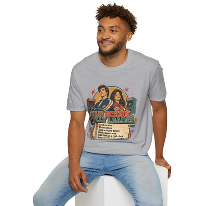 T-Shirt — Retro 'Old School' Arcade Couple Vintage Gamer Tee