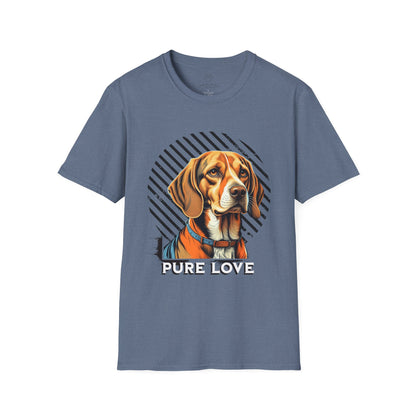 Pure Love Beagle Unisex Softstyle T-Shirt
