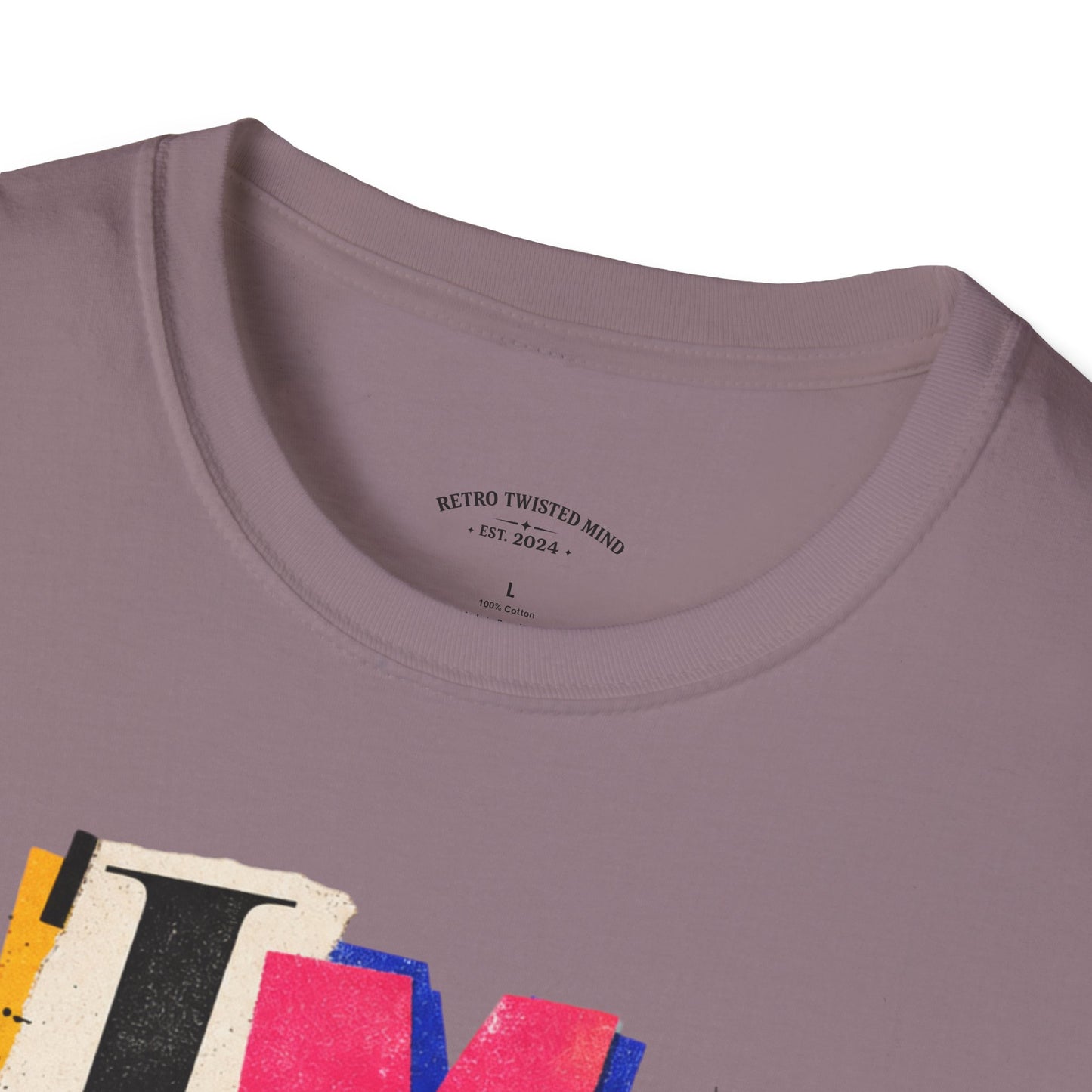 T-Shirt — "I'M FINE, THANK YOU" Retro Collage Graphic Tee