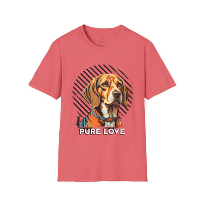 Pure Love Beagle Unisex Softstyle T-Shirt