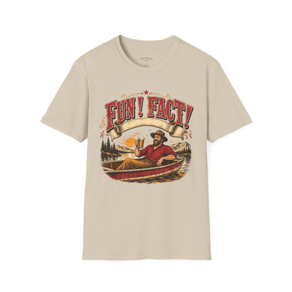 Fun! Fact! T-Shirt — Vintage Beer Drinker Graphic Tee