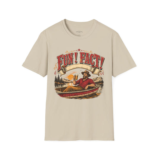Fun! Fact! T-Shirt — Vintage Beer Drinker Graphic Tee