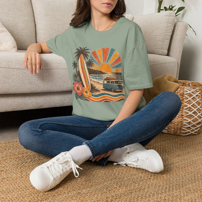 Retro Surf Sunset T-Shirt