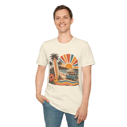 Retro Surf Sunset T-Shirt