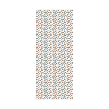 Winter Deer Gift Wrap Paper – Forest Reindeer Holiday Wrapping Sheet